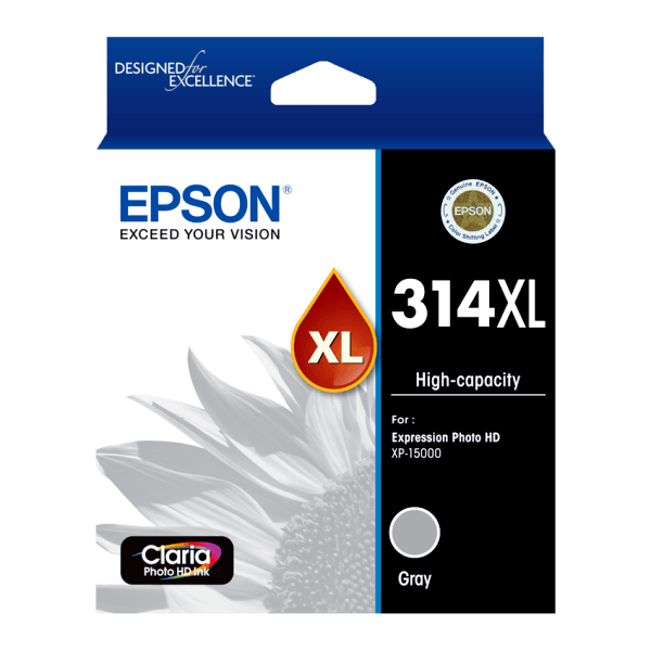 Genuine Epson 314XL Grey Ink Cartridge