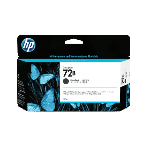 Genuine HP 72b 3WX06A Matte Black Ink (replaces C9403A)