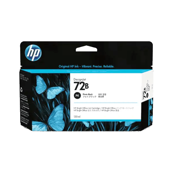 Genuine HP 72b 3WX07A High Yield Photo Black Ink (replaces C9370A)