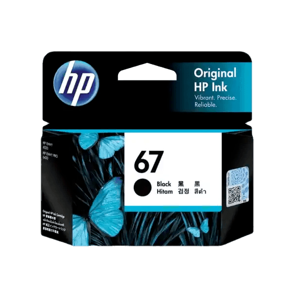 Genuine HP 67 Black Ink Cartridge 3YM56AA