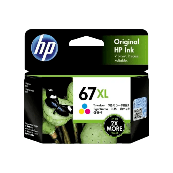 Genuine HP 67XL High Yield Tricolour Ink 3YM58AA