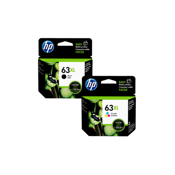 Genuine HP 63XL Black &amp; Colour Ink Value Pack