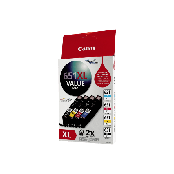 Genuine Canon CLI-651XL Photo Value Pack