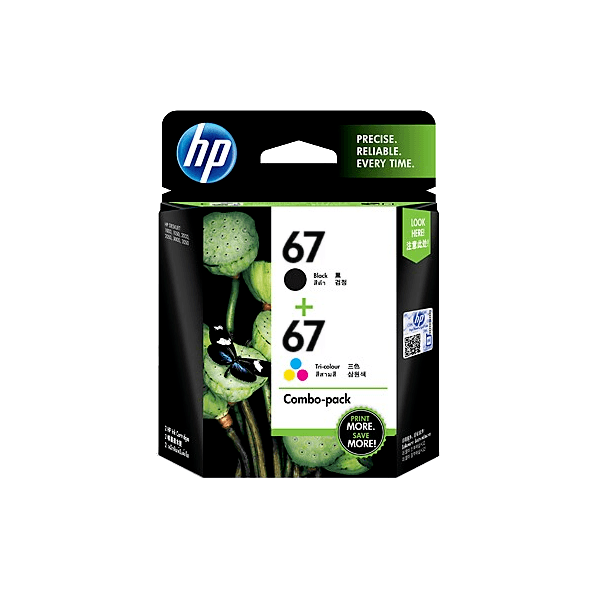 Genuine HP 67 Ink Combo Value Pack 3YM56AA 3YM55AA