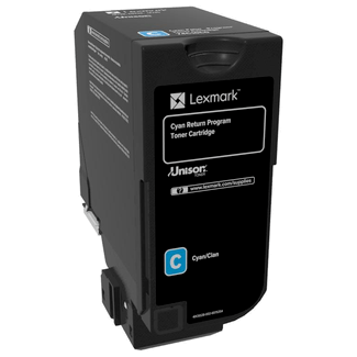 Genuine Lexmark 74C60C0 CS725 CX725 Cyan Toner