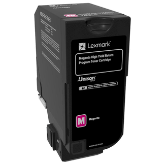 Genuine Lexmark 74C6HM0 CS725 Magenta Toner High Yield