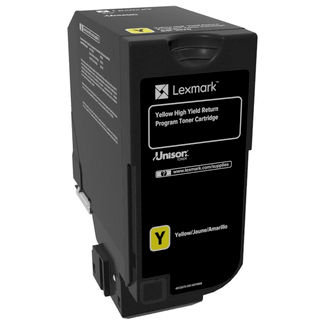 Genuine Lexmark 84C6HY0 CX725 Yellow Toner High Yield