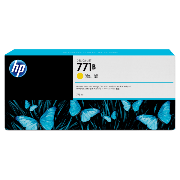 Genuine HP 771b B6Y02A Yellow Ink Cartridge