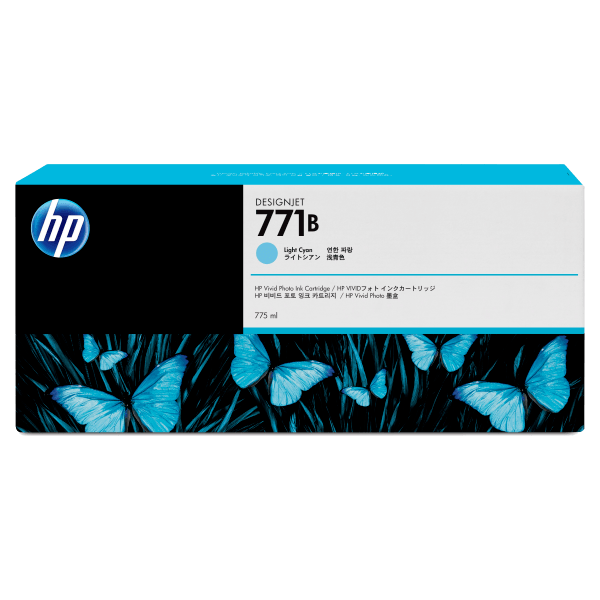 Genuine HP 771b B6Y04A Light Cyan Ink Cartridge