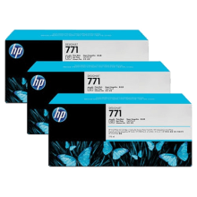 Genuine HP 771b B6Y29A Photo Black Ink Cartridge TRIPLE PACK