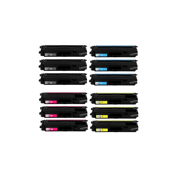 Compatible Brother TN-348 Toner Triple Value Pack