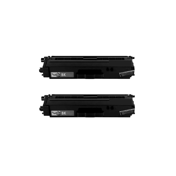 Compatible Brother TN-348BK Black Toner 2 PACK