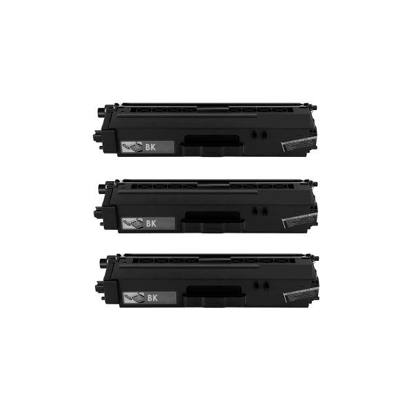 Compatible Brother TN-348BK Black Toner 3 PACK