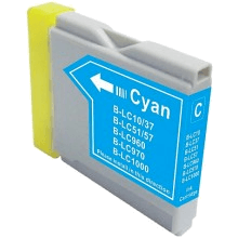 Compatible Brother LC-37 Cyan Ink Cartridge