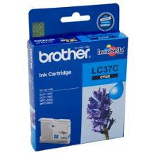 Genuine Brother LC37 Cyan Ink Cartridge