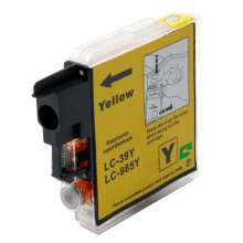 Compatible Brother LC-39 Yellow Ink Cartridge