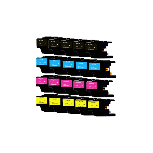 Compatible Brother LC-73 20 Ink Value Pack