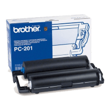 Genuine Brother PC201 Ribbon &amp; Cartridge