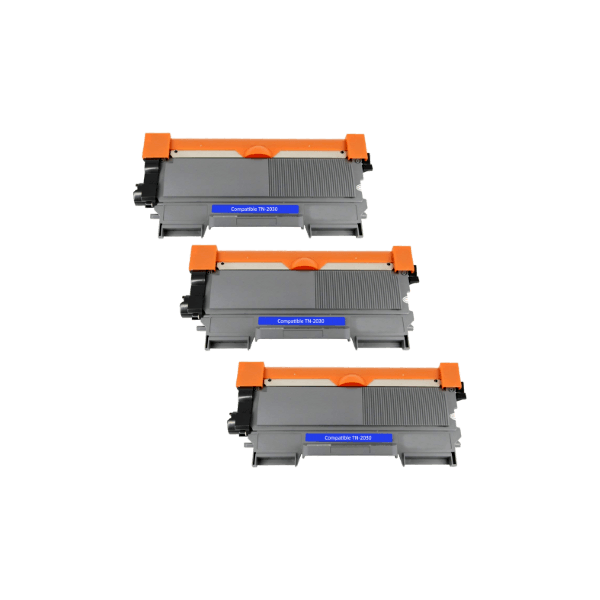 Compatible Brother TN-2030 Toner Cartridge 3 PACK