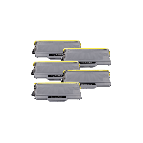 Compatible Brother TN-2150 Toner 5 PACK