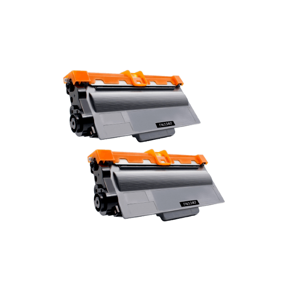 Compatible Brother TN-3340 Toner High Yield 2 PACK