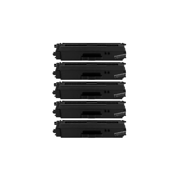 Compatible Brother TN-349BK Black Toner 5 PACK