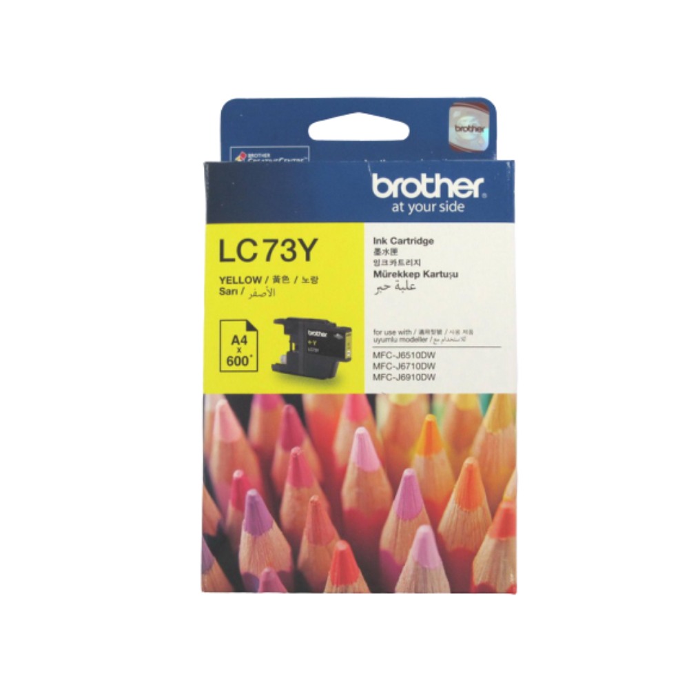 Genuine Brother LC73 Yellow Ink Cartridge