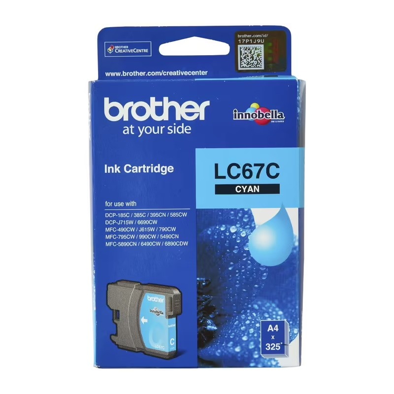 Genuine Brother LC67 Cyan Ink Cartridge