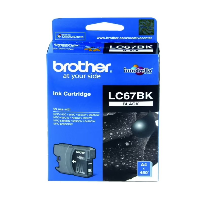 Genuine Brother LC67 Black Ink Cartridge