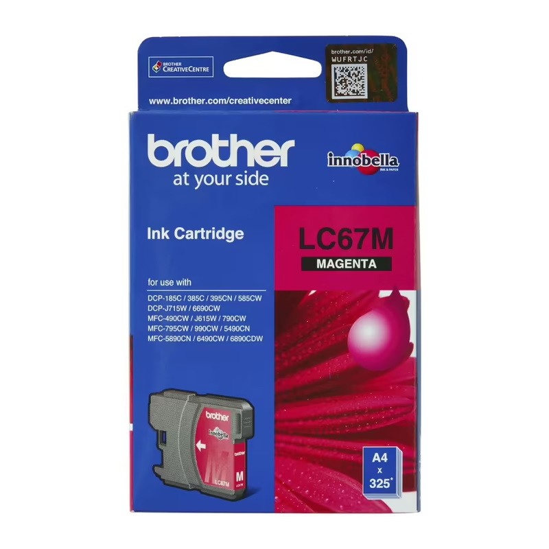 Genuine Brother LC67 Magenta Ink Cartridge