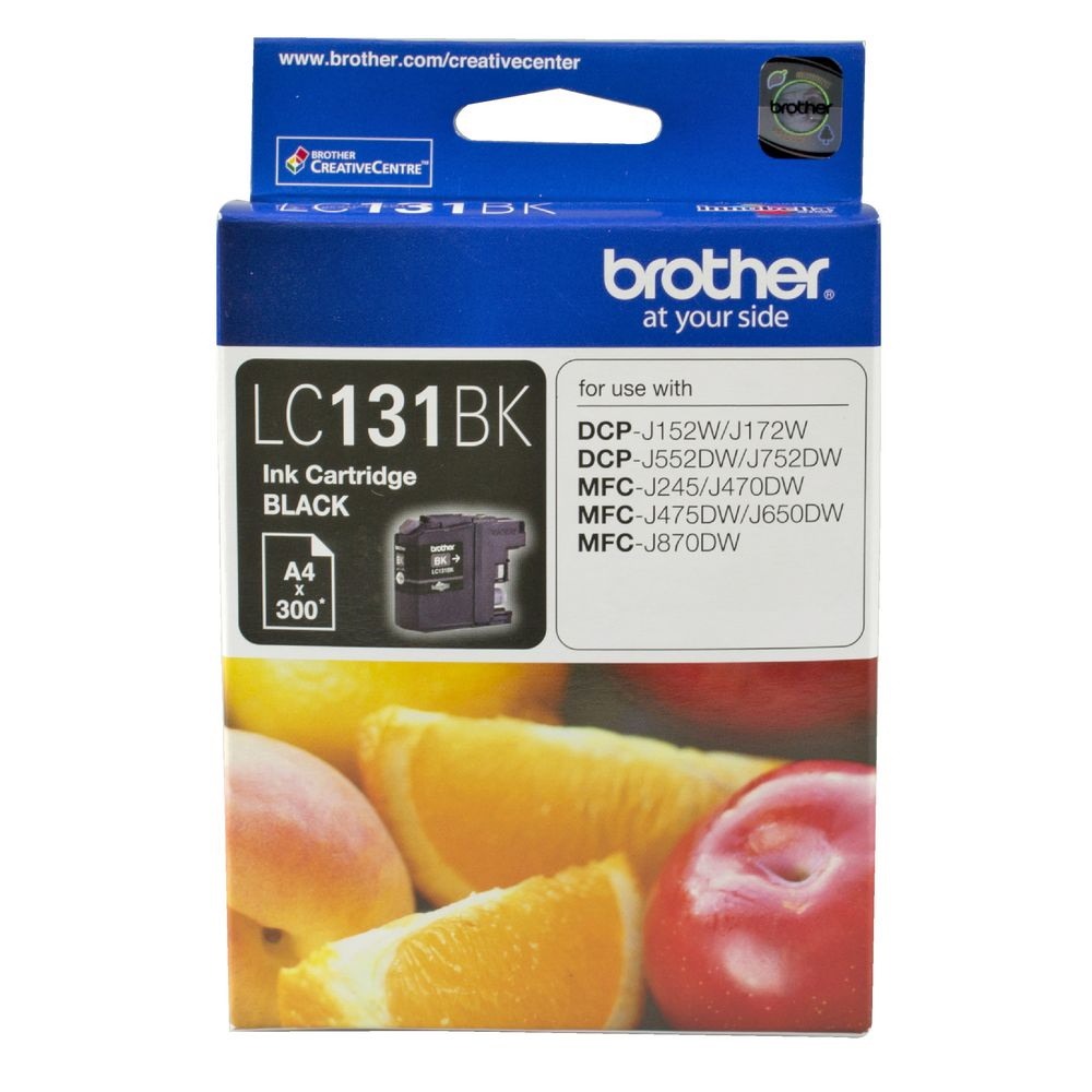 Genuine Brother LC-131 Black Ink Cartridge