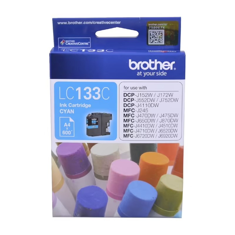 Genuine Brother LC-133 Cyan Ink Cartridge