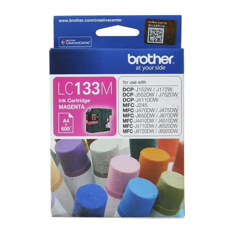 Genuine Brother LC-133 Magenta Ink Cartridge