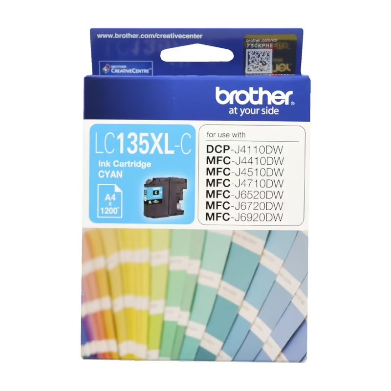 Genuine Brother LC-135XL Cyan Ink Cartridge