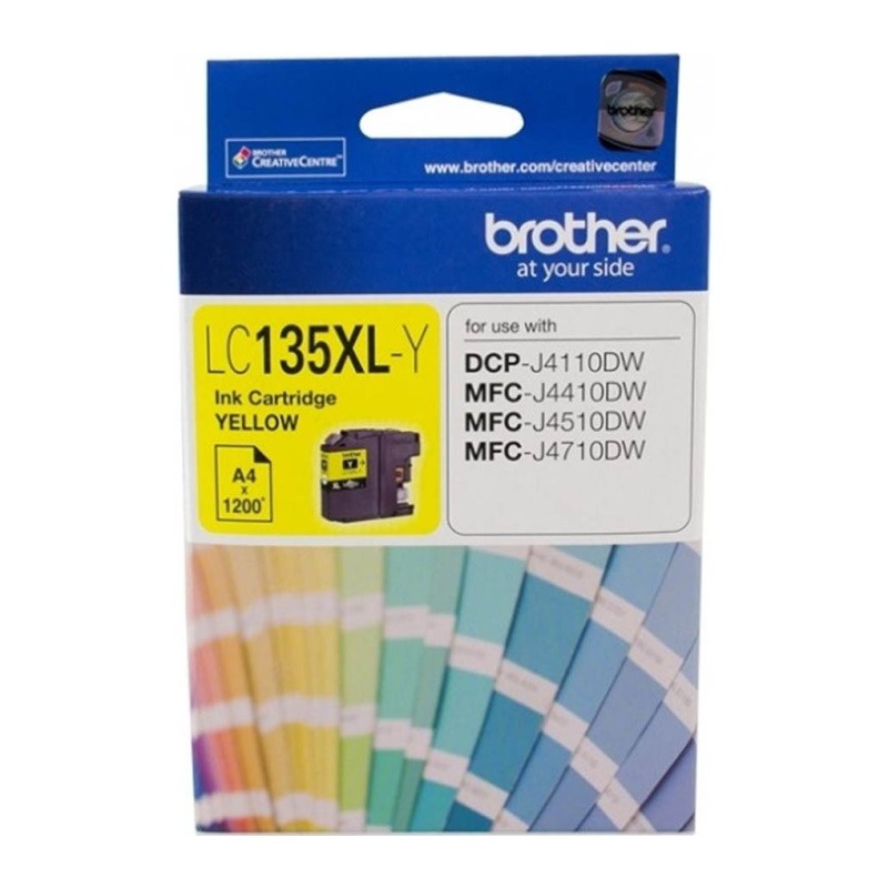 Genuine Brother LC-135XL Yellow Ink Cartridge