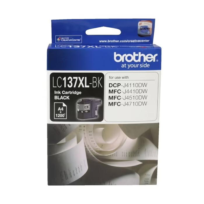 Genuine Brother LC-137XL Black Ink Cartridge