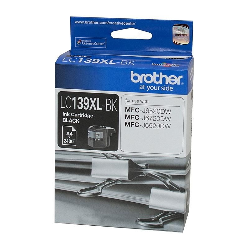 Genuine Brother LC-139XL Black Ink Cartridge Extra High Yield