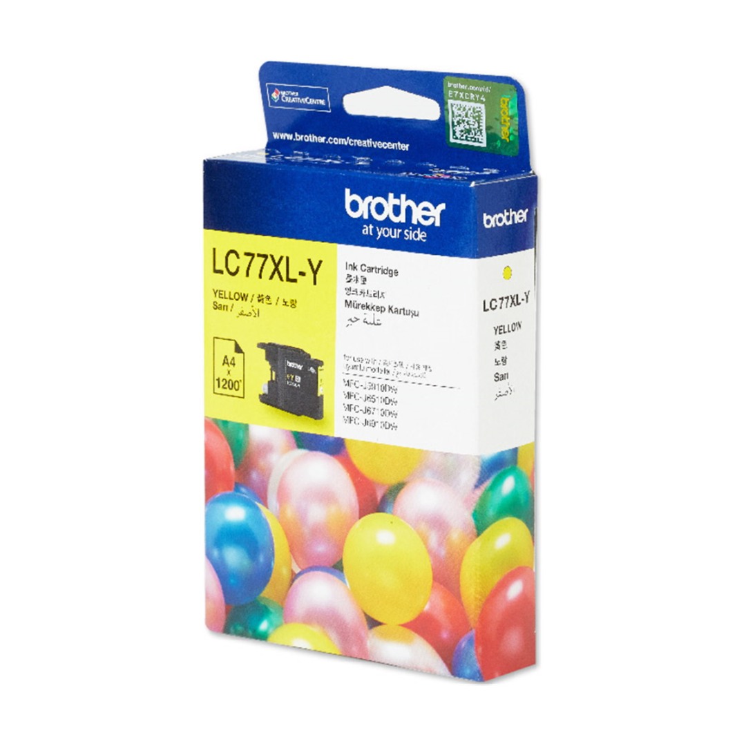 Genuine Brother LC77XL Yellow Ink Cartridge High Yield