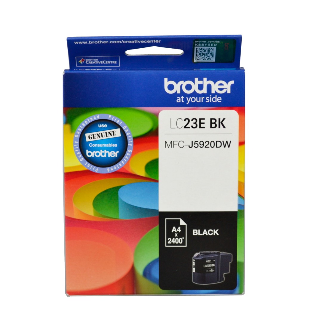 Genuine Brother LC-23e Black Ink Cartridge LC23EBK