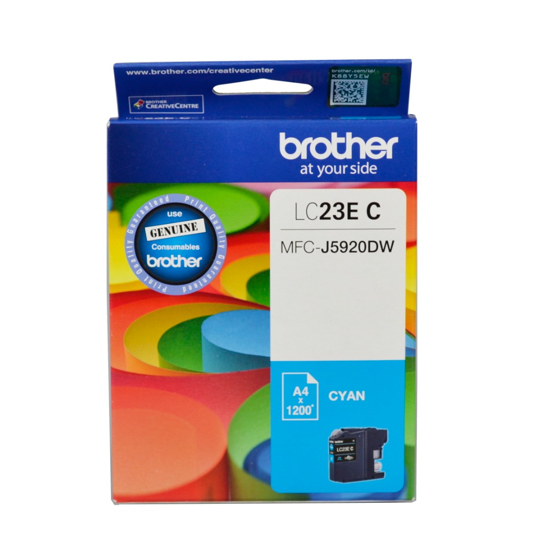 Genuine Brother LC-23e Cyan Ink Cartridge LC23EC