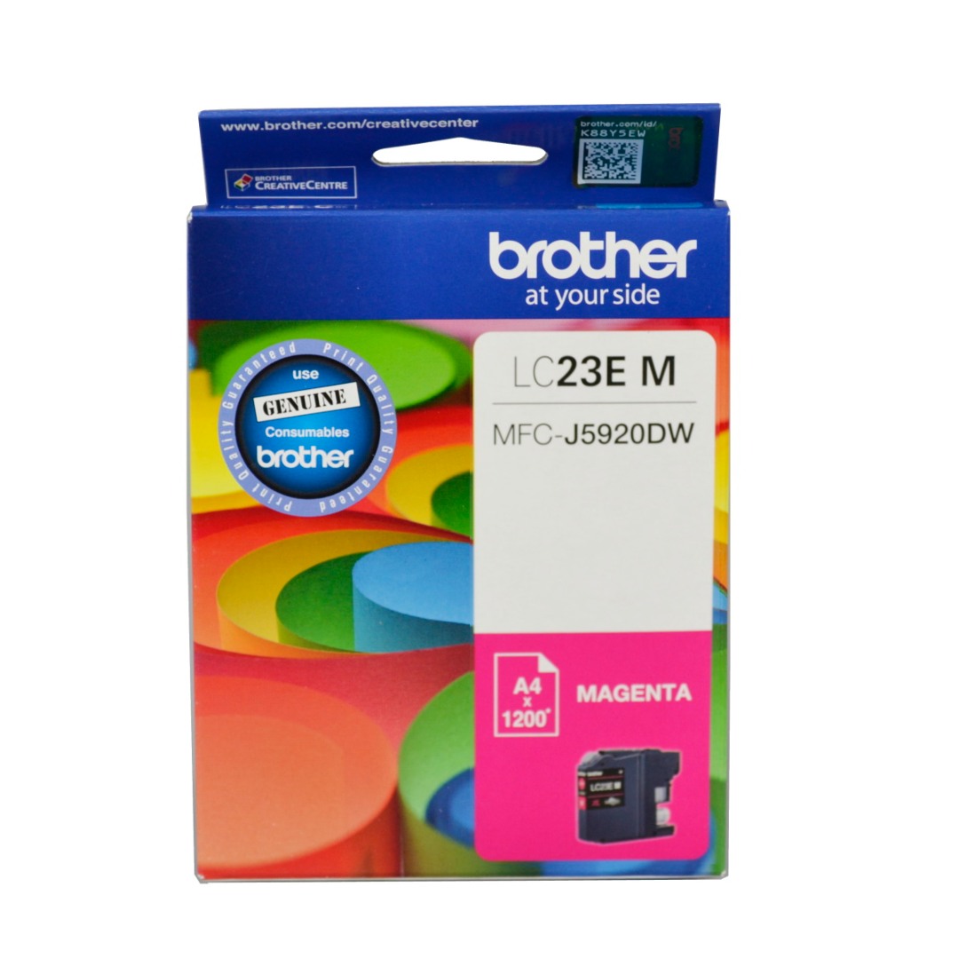 Genuine Brother LC-23e Magenta Ink Cartridge LC23EM