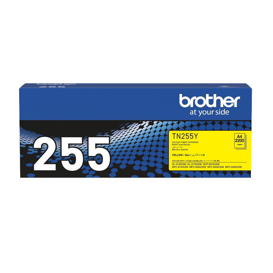 Genuine Brother TN-255Y Yellow Toner