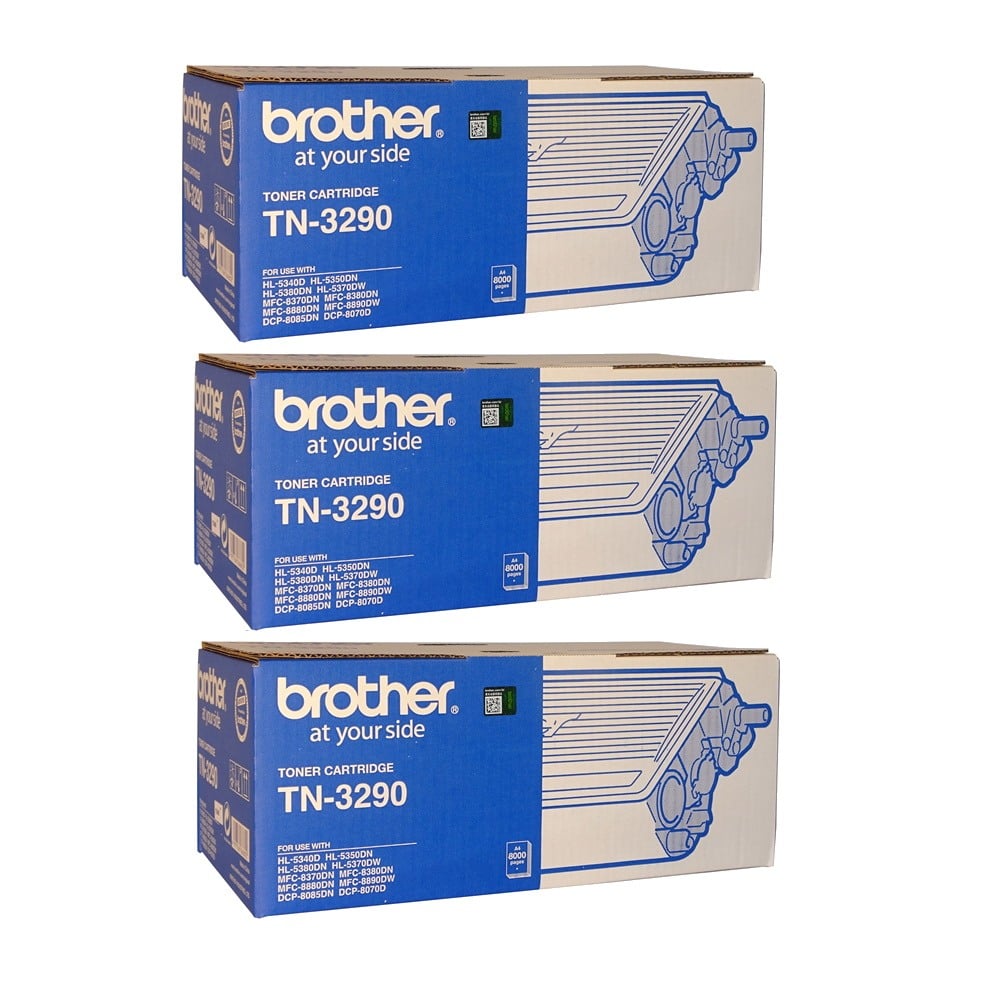 Genuine Brother TN-3290 Toner 3 PACK