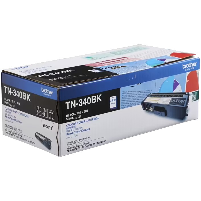 Genuine Brother TN-340BK Black Toner