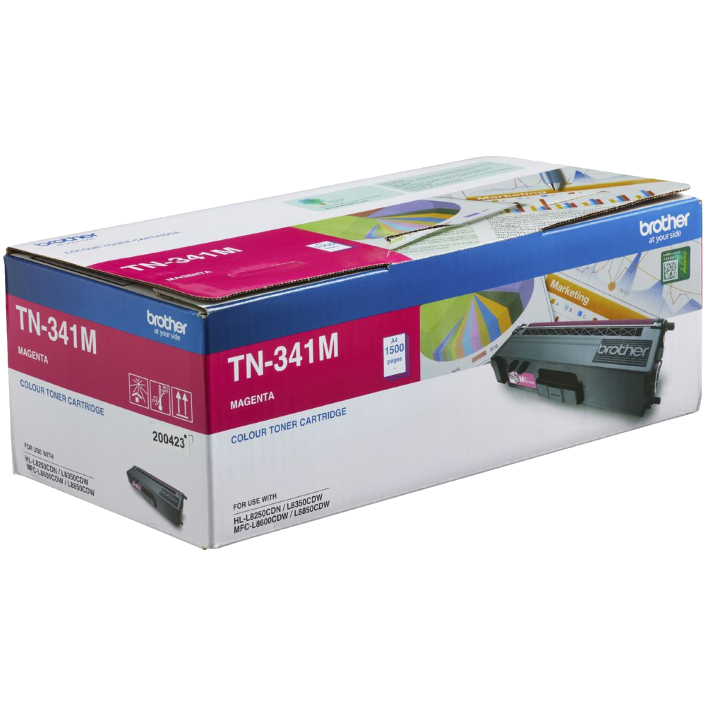 Genuine Brother TN-341M Magenta Toner