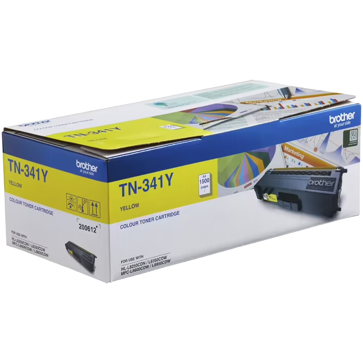 Genuine Brother TN-341Y Yellow Toner