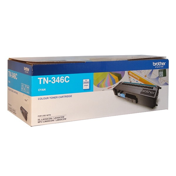 Genuine Brother TN-346C Cyan Toner High Yield