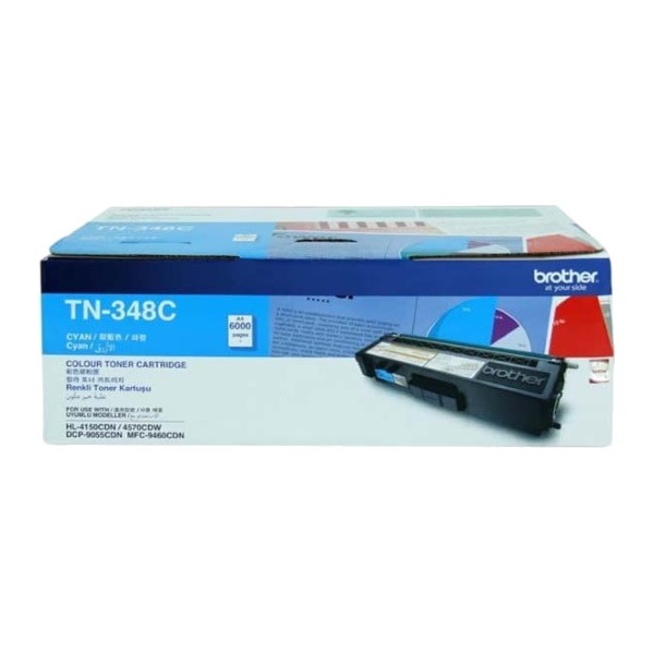 Genuine Brother TN-348C Cyan Toner