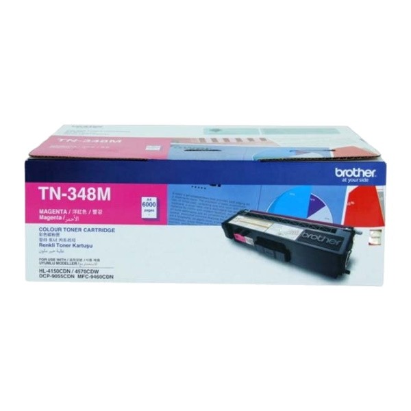 Genuine Brother TN-348M Magenta Toner