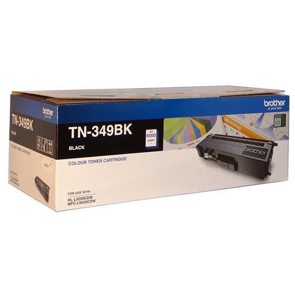 Genuine Brother TN-349BK Black Toner